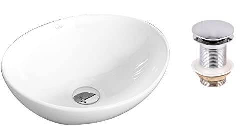 VBChome Waschbecken 40 x 33 klein Keramik Pop-up ventil Click-Clack Oval Waschtisch Handwaschbecken AUFSATZWASCHBECKEN WASCHSCHALE GÄSTE WC VBChome Waschbecken 40 x 33 klein Keramik Pop-up ventil Click-Clack Oval Waschtisch Handwaschbecken AUFSATZWASCHBECKEN WASCHSCHALE GÄSTE WC von VBChome