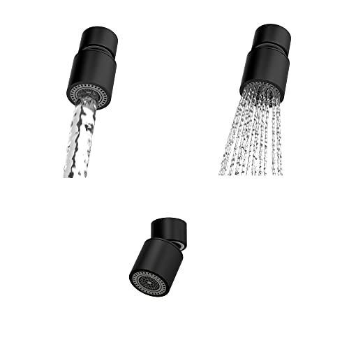 VBChome Wasserhahn Luftsprudler Inox Strahlregler Küchenarmatur Wassersparer Drehbare Wassersparender Siebstrahlregler Bad Mischdüse 2-Strahlen Wasserhahn Belüfter von VBChome