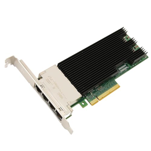 10G PCIe3.0-Netzwerkkarte mit XL710BM1-Chip, 4 RJ45-Ports, Automatische Aushandlung, Stabile Übertragung fürServer von VBESTLIFE