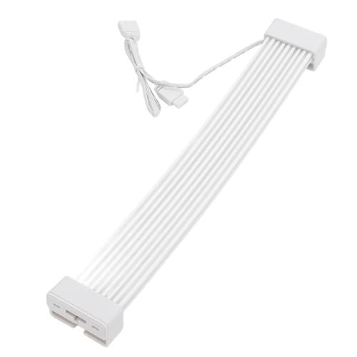 2x8 RGB-Netzteilkabelstreifen, ARGB-Streifen für 8-Pin-zu-2x8-Pin-GPU-Verlängerungskabel, Modularkabel, 5V ARGB-Beleuchtungssynchronisierung, Maßgeschneiderte PC-Gehäuse (weißer 2x8 RGB-Netzteilkabelstreifen, ARGB-Streifen für 8-Pin-zu-2x8-Pin-GPU-Verlängerungskabel, Modularkabel, 5V ARGB-Beleuchtungssynchronisierung, Maßgeschneiderte PC-Gehäuse (weißer von VBESTLIFE