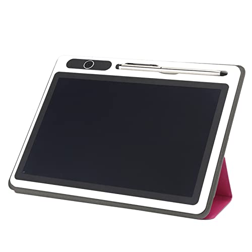 VBESTLIFE 9 Zoll Elektronische Notizblock LCD Tablet Zeichenblock, Hand Bemalung Werkzeug für Geschäfts Bedarf (Rot (mit Lederetui)) von VBESTLIFE