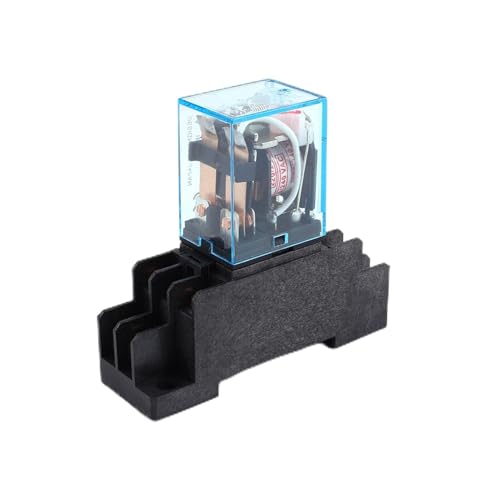Electromagnetic Power Relay,Coil Power Relay, AC 220V,10A DPDT LY2NJ HH62P HHC68A-2Z,With Socket Base von VBESTLIFE
