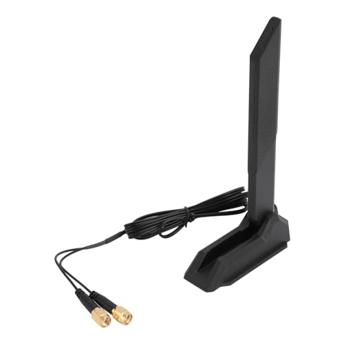 VBESTLIFE Eternal WiFi-Antenne, 2,4 GHz 5,8 GHz 6 GHz SMA WiFi-Antenne mit 5,5-Zoll-Verlängerungskabel für PC-Desktop-Computer PCI PCIe WiFi Bluetooth-Karte Wireless-Netzwerk-Router von VBESTLIFE
