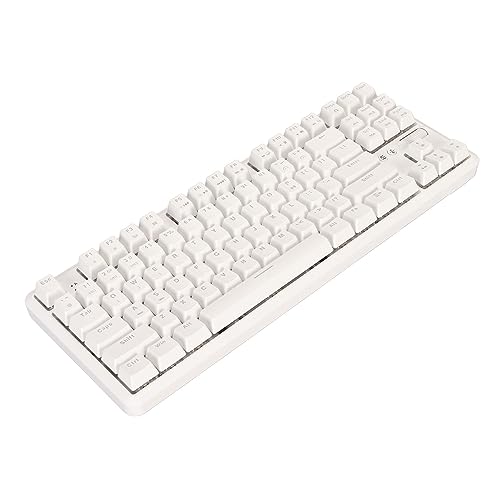 Kabellose Mechanische RGB-Tastatur, 87 Tasten, 3 Modi, Anschließbar, Hot-Swap-fähige Braune Switch-Gaming-Tastatur, für Windows für OS X für Android von VBESTLIFE