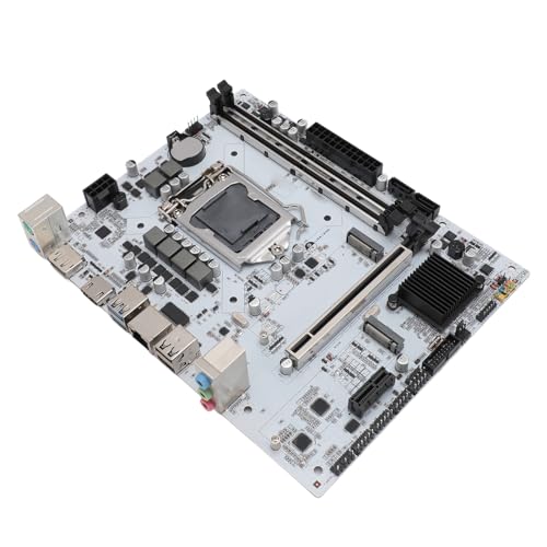 VBESTLIFE M ATX-Desktop-Motherboard, CPU-Unterstützung der 10. Generation mit DDR4 64 GB, 10 USB, 4, M.2, DVI, HD Multimedia, 4-Lagen-PCB, für -CPU der 10. Generation von VBESTLIFE