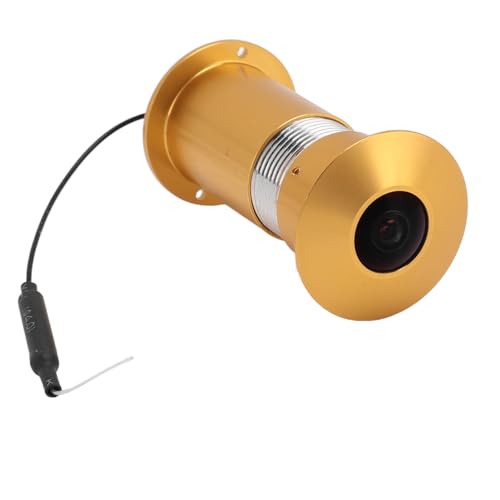Tür-Guckloch-Kamera, 170 ° Weitwinkel, 2-Wege-Gespräch, Bewegungs Erkennung, Nachtsicht-WiFi-Tür-Betrachter-Augen Loch Kamera, APP-Steuerung für TUYA (Golden) von VBESTLIFE