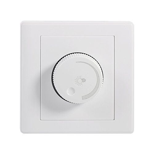 VBESTLIFE 1Pcs Praktische Home Wall Mounted Drehknopf Lampe Helligkeit Controller Panel Dimmer VBESTLIFE 1Pcs Praktische Home Wall Mounted Drehknopf Lampe Helligkeit Controller Panel Dimmer von VBESTLIFE