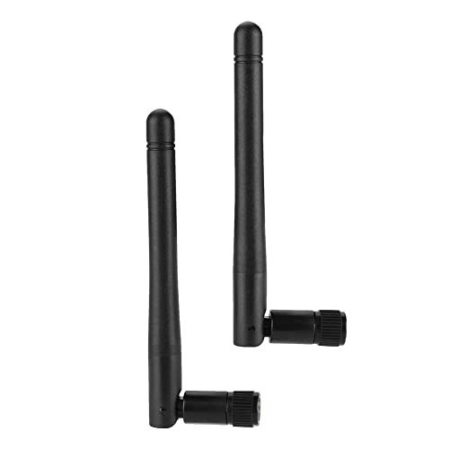 VBESTLIFE 2 Stück Dualband-Router 2 DBi 2,4 G/5 G WLAN-Antenne, High-Gain-SMA-Antenne WLAN-WLAN-Netzwerkkarte Externe Antenne für WLAN-Router (2DBi-Antenne) von VBESTLIFE