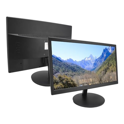 VBESTLIFE 20 Zoll 1600x900 60 Hz Ultra Thin LED, NT -Panel, mit HDMI -VGA -Schnittstelle, Blauer Lichtfilter für PC -Laptop -Computer (EU-Stecker) von VBESTLIFE