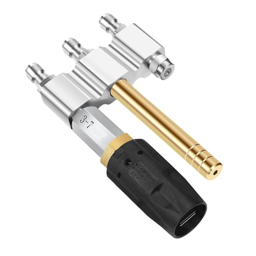 VBESTLIFE 3 in 1 M5 Drehdüse, Einstellbare Stromabwärts Gelegene Waschdüse mit 3-7 GPM-Druckscheibedüse Zum Waschen von Dachgarten Fahrzeugboden Boden VBESTLIFE 3 in 1 M5 Drehdüse, Einstellbare Stromabwärts Gelegene Waschdüse mit 3-7 GPM-Druckscheibedüse Zum Waschen von Dachgarten Fahrzeugboden Boden von VBESTLIFE