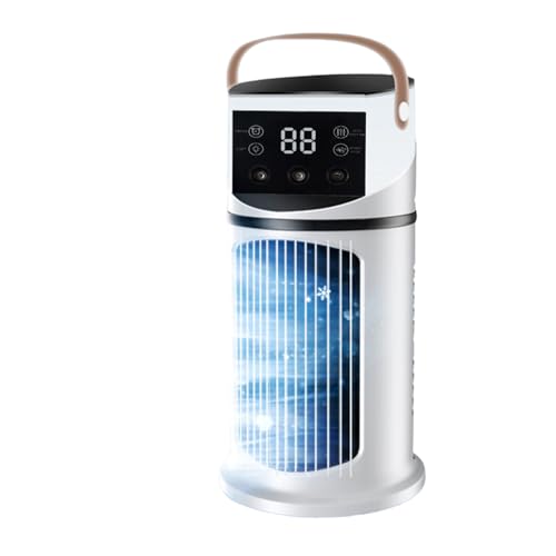 VBESTLIFE 4 in 1 Tragbare Klimaanlagen, 500 Ml Wechselstromluftkühler -Luftbefeuchter mit 6 Geschwindigkeiten 7 Farben Leichter, Desktop -Kühlventilator für das Büro für Heimzimmer VBESTLIFE 4 in 1 Tragbare Klimaanlagen, 500 Ml Wechselstromluftkühler -Luftbefeuchter mit 6 Geschwindigkeiten 7 Farben Leichter, Desktop -Kühlventilator für das Büro für Heimzimmer von VBESTLIFE