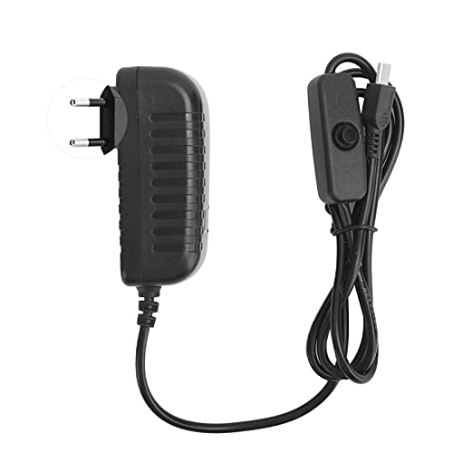 VBESTLIFE 5V 3A Netzteil für mit Schalter, 15W 3A Adapter, 95cm Kabel (EU-Stecker) von VBESTLIFE