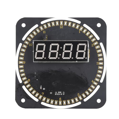 VBESTLIFE AM 002 Digitaluhr-DIY-Kit, Stündliches Glockenspiel, Alarm, Temperaturanzeige und Temperaturalarmfunktionen, DIY-Timer-Kit für Lötübungen, Digitaluhr von VBESTLIFE