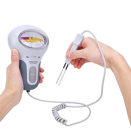 VBESTLIFE CL2-Chlor- und PH-Tester für Wasserqualität zum Testen des CL2-PH-Werts von Flüssigkeit für Hydroponik-Nährstoffe, Trinkwasser und Aquarien, Großbildschirme von VBESTLIFE