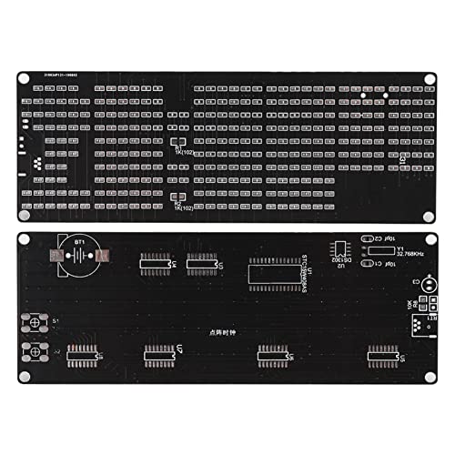 VBESTLIFE DIY-Uhren-Set, Temperaturuhr-Set, Digitale Elektronische 5 V, Langlebig, Einfache Installation von VBESTLIFE