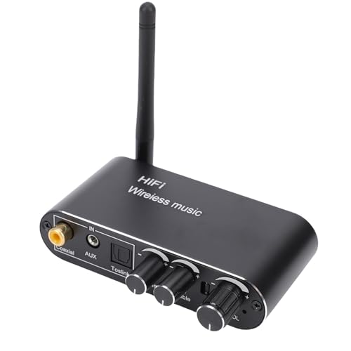 VBESTLIFE Digital Bis Analogverwandter, Hifi Wireless Music Converter, Bluetooth 5.1 Receiver Optical Koaxial USB -Eingänge für die Aux -Ausgabe für Stereo -Systeme für Heimstereoanlage von VBESTLIFE