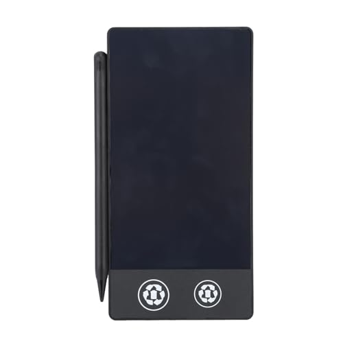 VBESTLIFE Doodle-Zeichenbrett, 6-Zoll-LCD-Schreibtablett mit Stift, Tragbares Löschbares Doodle-Board-Kleinkind-Zeichenpad, Telefongröße, für Kinder, Erwachsene, Unternehmen (Black) von VBESTLIFE