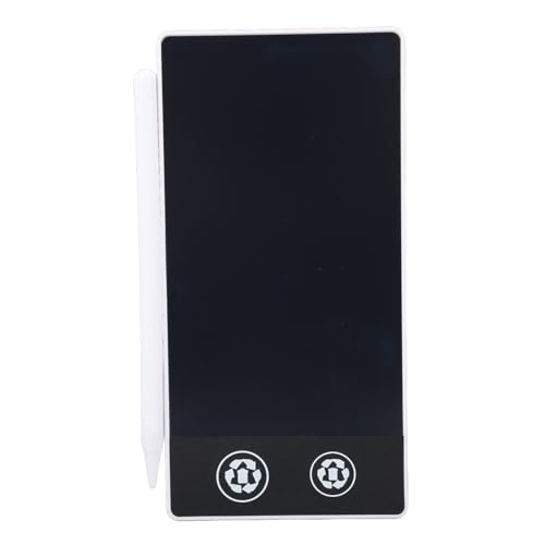 VBESTLIFE Doodle-Zeichenbrett, 6-Zoll-LCD-Schreibtablett mit Stift, Tragbares Löschbares Doodle-Board-Kleinkind-Zeichenpad, Telefongröße, für Kinder, Erwachsene, Unternehmen (White) von VBESTLIFE