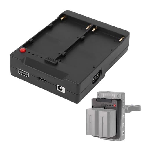 VBESTLIFE Dual Bay Battery Ladegerät für NP-F550 NP-F750 NP-F970, Li Battery V Mount Battery Adapter LED-Kamera Light Battery Ladegerät VBESTLIFE Dual Bay Battery Ladegerät für NP-F550 NP-F750 NP-F970, Li Battery V Mount Battery Adapter LED-Kamera Light Battery Ladegerät von VBESTLIFE