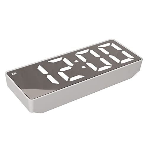 VBESTLIFE Elektronische LED-Spiegeluhren, Temperaturanzeige, weiß, Multifunktionaler Digitaler Wecker für Zuhause VBESTLIFE Elektronische LED-Spiegeluhren, Temperaturanzeige, weiß, Multifunktionaler Digitaler Wecker für Zuhause von VBESTLIFE