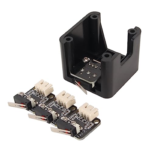 VBESTLIFE Endanschlag-Endschalter für 3D-Drucker, 3 Stück, Mikromechanischer Schalter, 3-polig, mit Abdeckung für Ender3/3 Pro/3Max, für Drucker der Serie CR 10/V3/S4 von VBESTLIFE