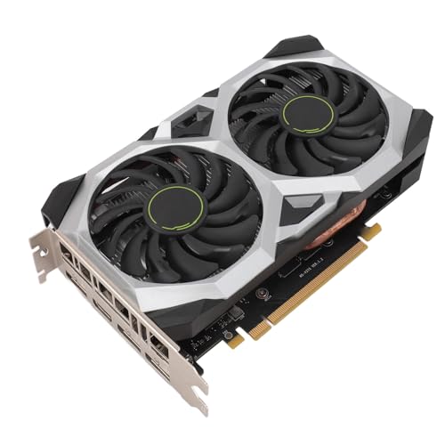 VBESTLIFE GTX 1660 6 GB Grafikkarte, GDDR6 192 -Bit GPU, PCIe 3.0 X16 Gaming -Grafikkarte, Desktop -Computergrafikkarte mit 1 HDMI, 3 DP -Ports von VBESTLIFE