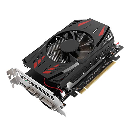 GTX1050Ti 1 GB Grafikkarte, DDR5, 128 Bit, PCI Express 3.0, 780 MHz, Gaming-Grafikkarte mit HDMI-, DVI- und VGA-Anschlüssen, Unterstützt 3D API DirectX 12, VBESTLIFEhkq2avryf4 GTX1050Ti 1 GB Grafikkarte, DDR5, 128 Bit, PCI Express 3.0, 780 MHz, Gaming-Grafikkarte mit HDMI-, DVI- und VGA-Anschlüssen, Unterstützt 3D API DirectX 12, VBESTLIFEhkq2avryf4 von VBESTLIFE