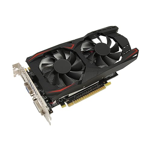 VBESTLIFE GTX1050Ti 4 GB Grafikkarte, GDDR5, 128 Bit, 700 MHz, Gaming-Grafikkarte mit HDMI-VGA- und DVI-Anschlüssen, Zwei Lüfter (GTX1050Ti 4 GB DDR5 128 Bit), VBESTLIFEnc1ifpqo4b-11 von VBESTLIFE