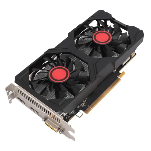 VBESTLIFE GTX1060 3GB Graphics Card, GDDR5 192 BIT GPU, PCIE 2.0 16x Gaming -Grafikkarte Support DirectX 11, Desktop -Computergrafikkarte mit 2 Cooling -Lüfter von VBESTLIFE
