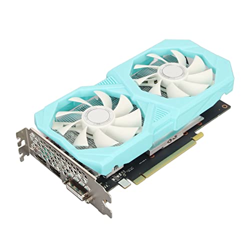 VBESTLIFE GTX1660S-Grafikkarte, 6G GDDR6 192-Bit-Desktop-Gaming-Grafikkarte, PCI Express 3.0, Dual-Lüfter, HDMI, DP, DVI von VBESTLIFE