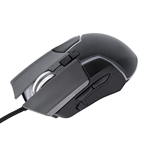 VBESTLIFE Gaming-Maus, Mechanisch Ergonomische RGB-Beleuchtung Kabelgebundene Mäuse, Einstellbare DPI, für Gamer-Desktop-Laptop, für Office-Spiele von VBESTLIFE