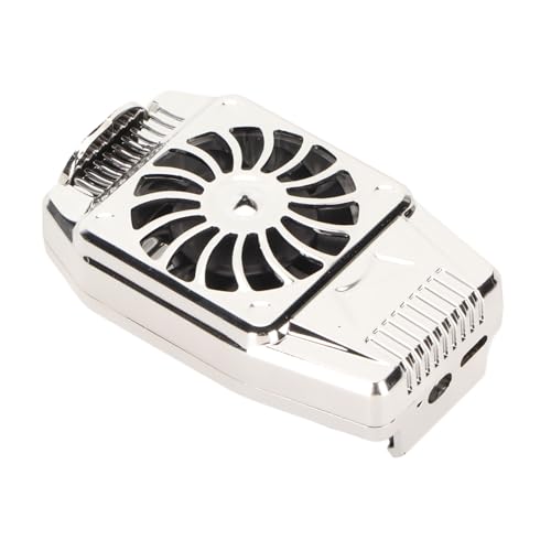 VBESTLIFE Handy-Kühler, Superleiser Handy-Kühler mit -Luftauslass-Technologie, Einziehbarer Clip, Tragbarer Lüfter Zum Ansehen von Gaming-Videos (SILVER) von VBESTLIFE