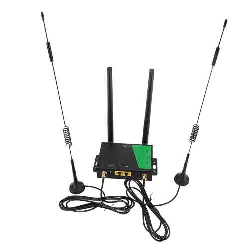 VBESTLIFE Industrial Grade 4G CPE LTE SIM -Karten -WiFi -Router, 2,4 G Wireless Router Support 32 WLAN -Benutzer, mit 4 Antennen, RJ45 X2 (EU-Stecker) von VBESTLIFE