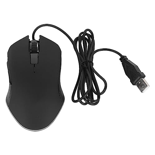 VBESTLIFE Kabelgebundene Gaming-Maus, Laptops, Hohe Empfindlichkeit, Ergonomische USB-Bunte Maus Zum Spielen und Büro von VBESTLIFE