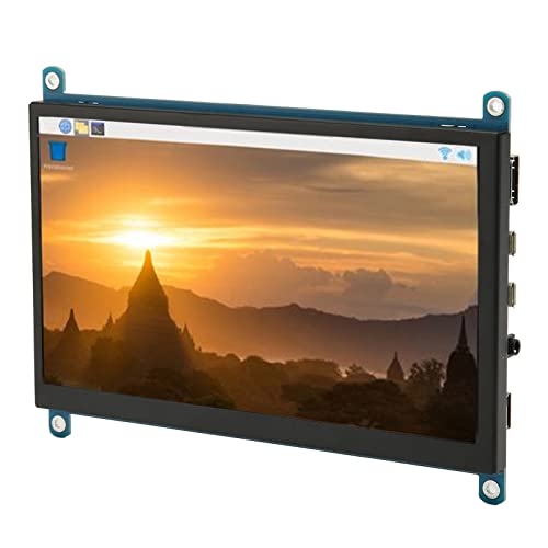 VBESTLIFE Kapazitiver 7-Zoll-Touchscreen, HDMI-LCD mit Einer Auflösung von 1024 X 600, Kapazitives Touchscreen-IPS-Anzeigemodul, Kompatibel mit 4 3 2 1 B B+ A+ von VBESTLIFE