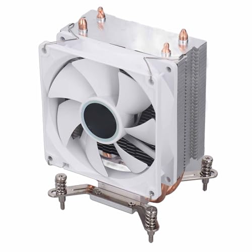 VBESTLIFE Lüfter 3,54 Zoll 12 VDC 2000 U/min, 2 Heatpipes, Leiser Desktop-CPU-Luftkühler für775 1150, Kompatibel mit AM3 AM4-Sockel VBESTLIFE Lüfter 3,54 Zoll 12 VDC 2000 U/min, 2 Heatpipes, Leiser Desktop-CPU-Luftkühler für775 1150, Kompatibel mit AM3 AM4-Sockel von VBESTLIFE