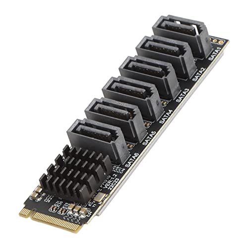 VBESTLIFE M.2 SATA3.0 Adapterkarte High Speed ASM1166 PCIE SATA Erweiterung Smart Indicator VBESTLIFE M.2 SATA3.0 Adapterkarte High Speed ASM1166 PCIE SATA Erweiterung Smart Indicator von VBESTLIFE