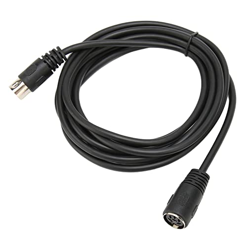 VBESTLIFE Professionelles DIN-6-Pin-Stecker-auf-Buchse-Kabel, PVC-Verlängerungskabel, Plug-and-Play, für Computerperipheriegeräte und Digitale Geräte (3 Meter) von VBESTLIFE