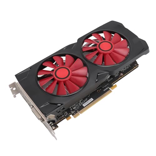 VBESTLIFE RX580 8 GB Grafikkarte, GDDR5 256 Bit Computer-Grafikkarte mit Zwei Lüftern, 1380/7000 MHz, PCI Express 2.0 16X, für Desktop-PC von VBESTLIFE