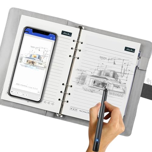 VBESTLIFE Smart Pen Notebook -Set mit Echtzeit -Synchronisation & OCR, BT 5.0 Digitales Notebook Zum Studium, Offline -Speicher und Handschriftwiedergabe für os x von VBESTLIFE