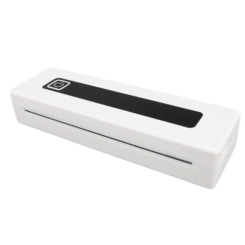 VBESTLIFE Tintenloser Tragbarer Drucker für Reisen, Bluetooth-Thermodrucker Im Format, Unterstützt JPG, Excel, TXT und Word, Tintenloser Drucker für Büro, Auto und Zuhause von VBESTLIFE