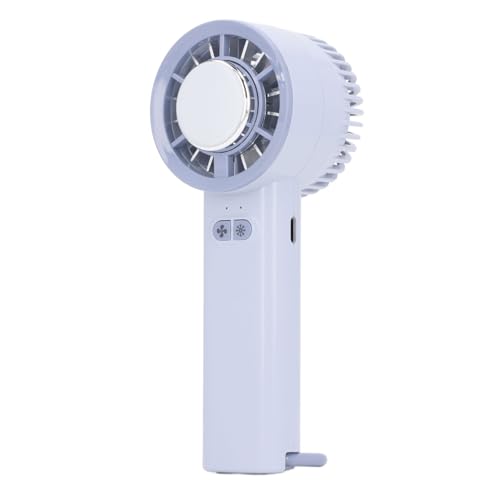 VBESTLIFE Tragbarer Handventilator, Kaltwind-Handventilator mit 3 Geschwindigkeiten, Batteriebetriebener, Wiederaufladbarer USB-Ventilator mit 1600 MAh, Schnell Abkühlender, Eisgekühlter von VBESTLIFE