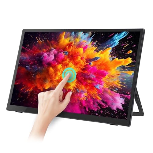VBESTLIFE Tragbarer mit Touchscreen, 13 Zoll 1920 X 1080 Typ C Tragbarer mit HDMI USB C Ultra Slim IPS-Display, Externer HDR- für Laptop-Telefon für für von VBESTLIFE