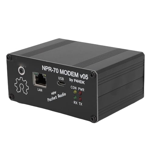 VBESTLIFE Tragbares Ham -Radio -Modem, NPR 70 V05 mit Integriertem Transceiver für 70 cm Band, Easy PC -Konfiguration über Telnet -USB für Hochgeschwindigkeitsdatenübertragung von VBESTLIFE