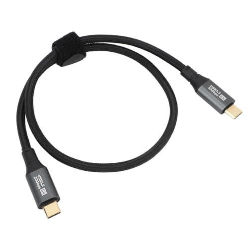 VBESTLIFE Typ-C-auf-Typ-C-Kabel PD100W 20V 5A 20Gbit/s 8K 60Hz Geflochtenes Datenkabel, Schnelles Aufladen für Phone 15 Series, (2m) von VBESTLIFE