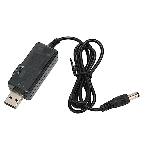 VBESTLIFE USB-Boost-Konverterkabel, DC 5 V auf 9 V, 12 V USB-Aufwärtskabel mit 3,5 X 1,35 Mm Anschlussspitze für Lüfter-Tischlampe von VBESTLIFE