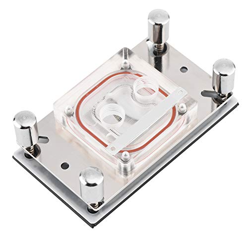 VBESTLIFE Wasserblock, Stabiler Kupferboden, Hochpräziser Wasserkühlblock für Computer von VBESTLIFE