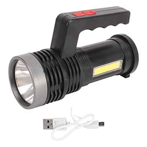 VBESTLIFE Wiederaufladbare USB-LED-Taschenlampe mit Seitenlicht - Wasserdicht und Stoßfest von VBESTLIFE
