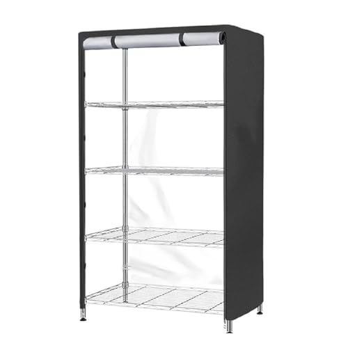 VBESTLIFE wasserdichte Regal Abdeckung, Innenbereich 210D Drahtgitter-Staubs Chutz Abdeckung, 36 "X 18" X 72 "Regal Abdeckungen für Draht Regale mit Reiß Verschluss, um das Rack Sauber zu von VBESTLIFE