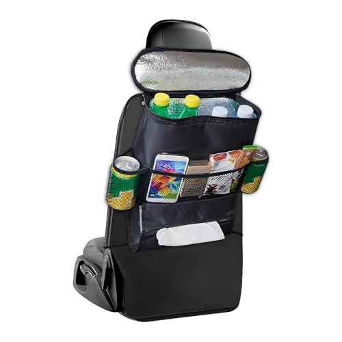 VBGURR Oxford-Stoff Autositz Organizer Vielseitig Sitz Organizer Auto Universeller Auto RüCksitz Organizer mit Mehreren Taschen Hohe Kapazität Auto Organizer Kofferraum von VBGURR